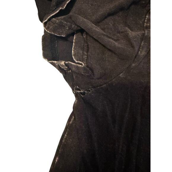 Elton John “Rocket Man” Vintage Style Graphic T-Shirt Black Distressed XL - Picture 5 of 7